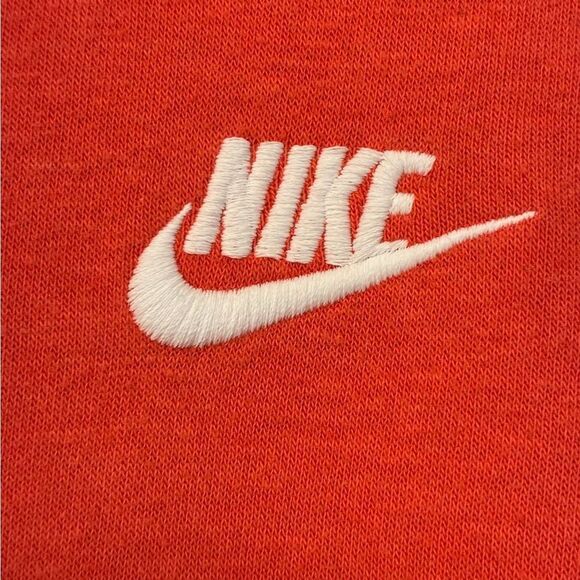 NIKE Funnel Neck Hoodie Pullover Orange/Coral Women’s Size Small 803636-850 - Picture 4 of 6